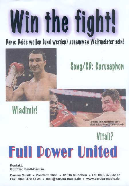 Klitschko Flyer